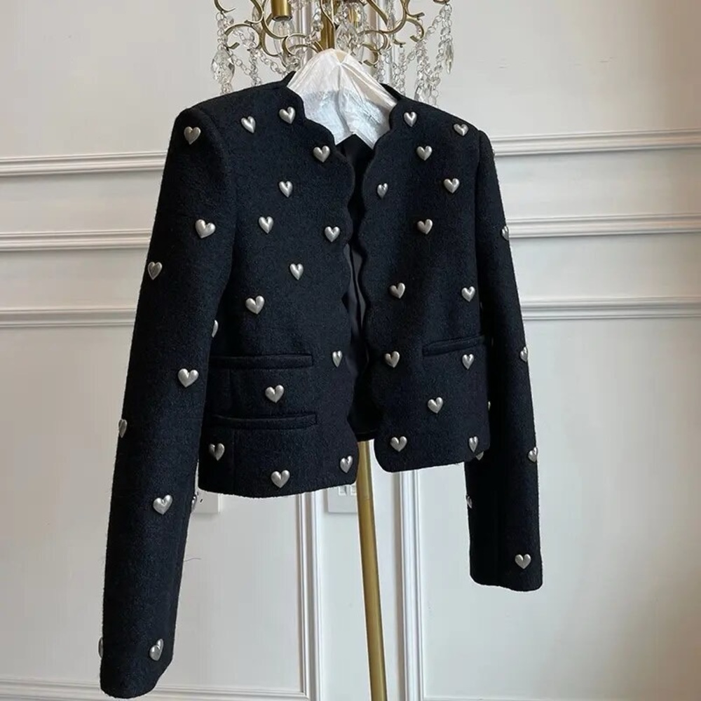Heart Crop Blazer
